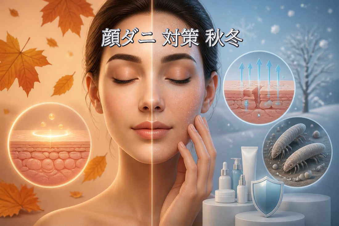 顔ダニ 対策 秋冬│季節の変わり目に知っておきたい皮膚ケア