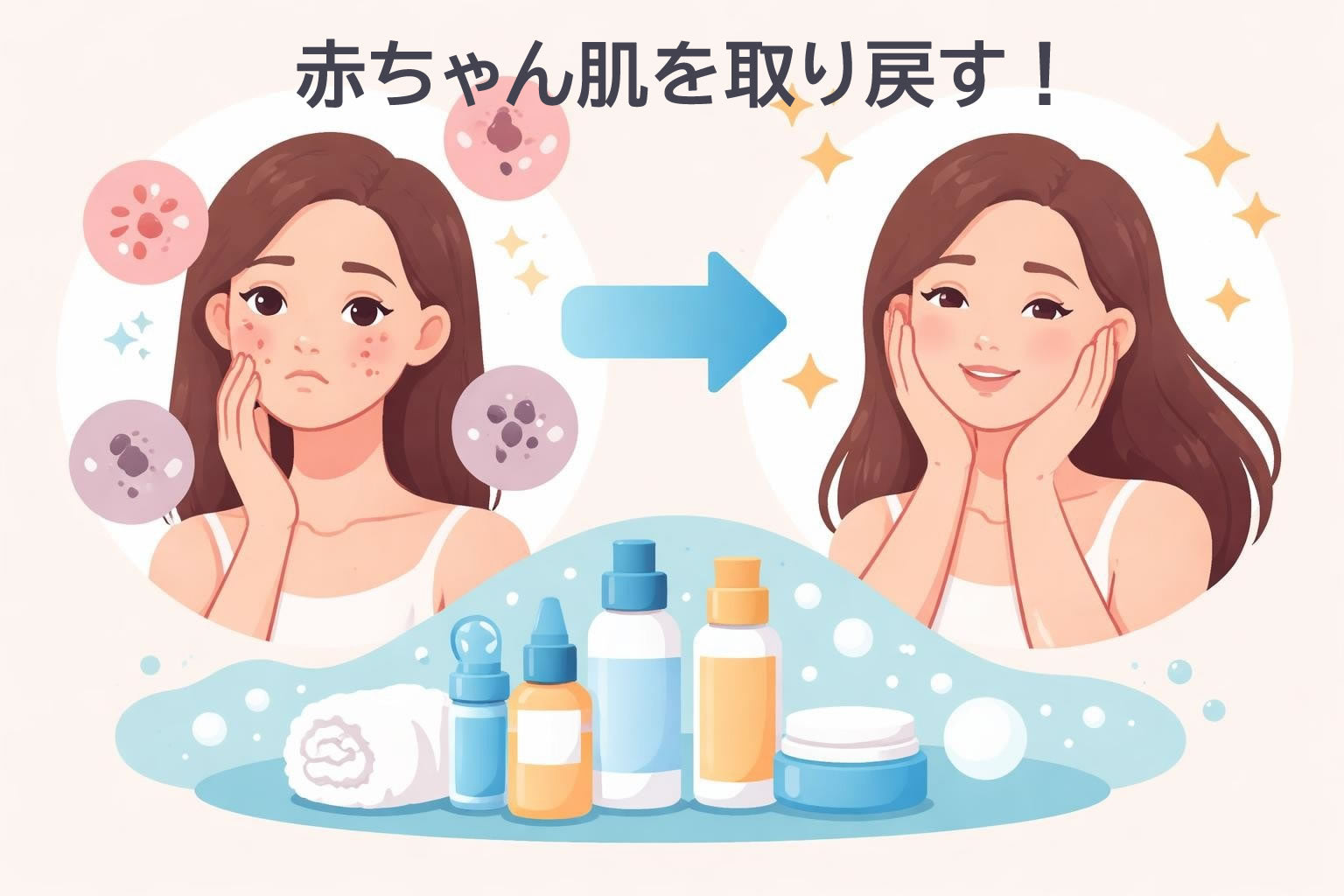 赤ちゃん肌 目指して‼(*´∀｀)もちもち肌に‼(*´∀｀) 赤ちゃん肌を取り戻す!大人のスキンケア完全ガイド2026年版