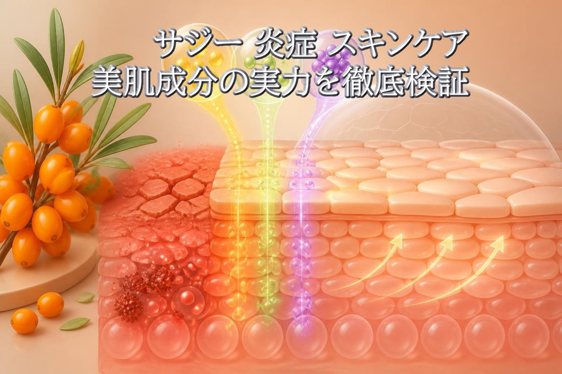 サジー 炎症 肌 成分 解説|美肌成分の実力を徹底検証
