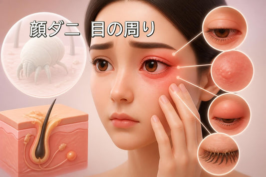 顔ダニ 目の周り 症状の見分け方と正しいケア方法を解説