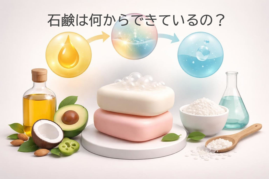 石鹸は何からできていますか?成分と製造プロセスの全解説