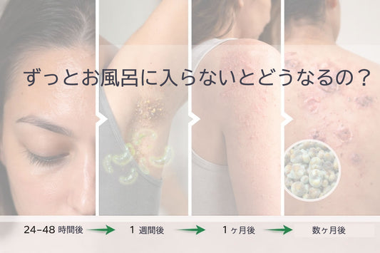 ずっとお風呂に入らないとどうなるの？肌への影響と適切なケア方法