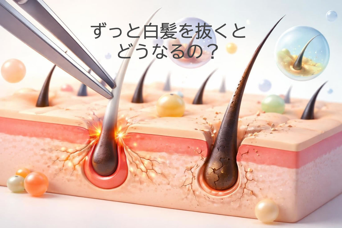ずっと白髪を抜くとどうなるの?頭皮と毛根への影響を解説