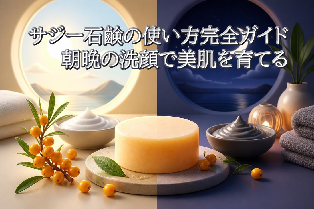 サジー石鹸の使い方完全ガイド：朝晩の洗顔で美肌を育てる